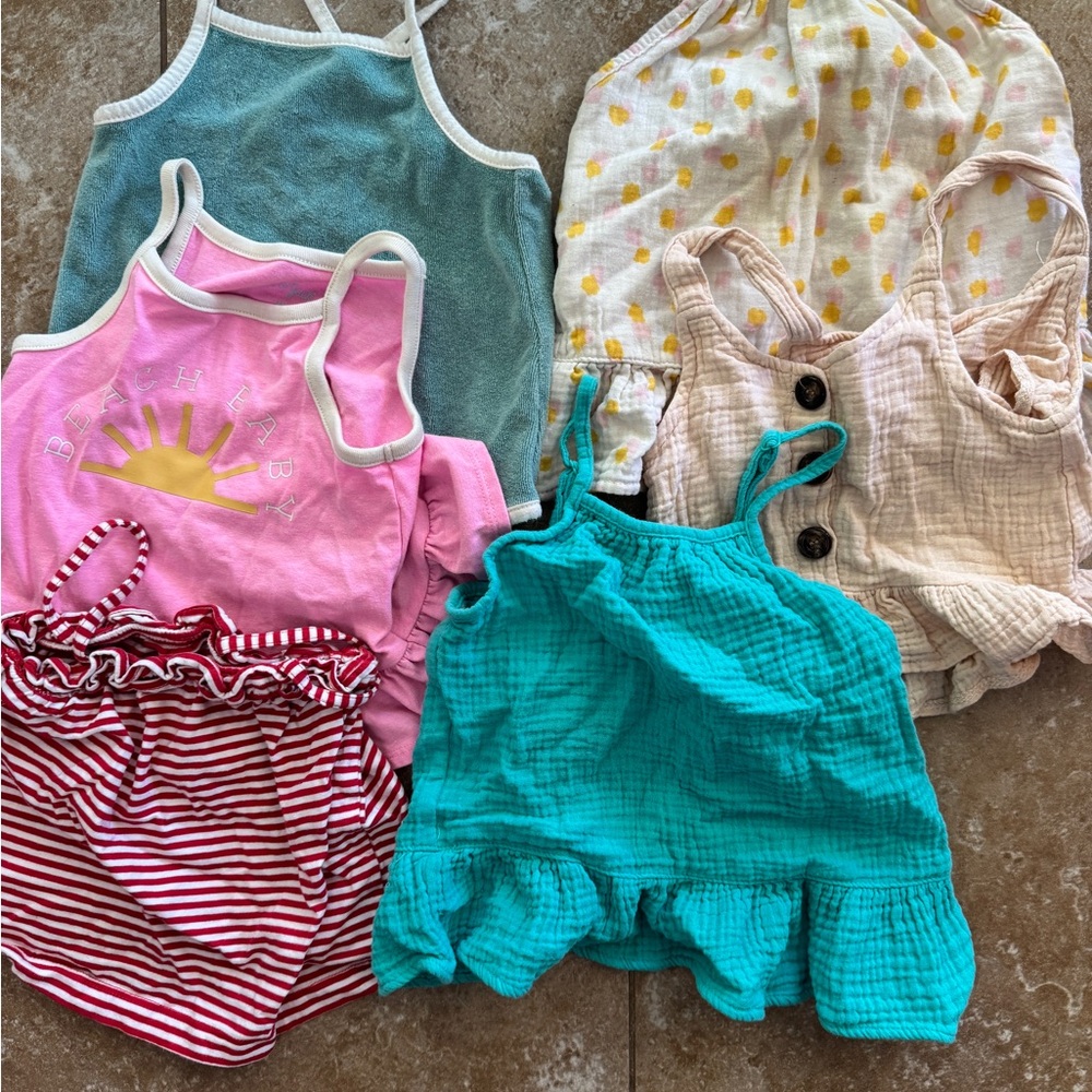 Lot/Bundle Toddler Girl Tank Tops
